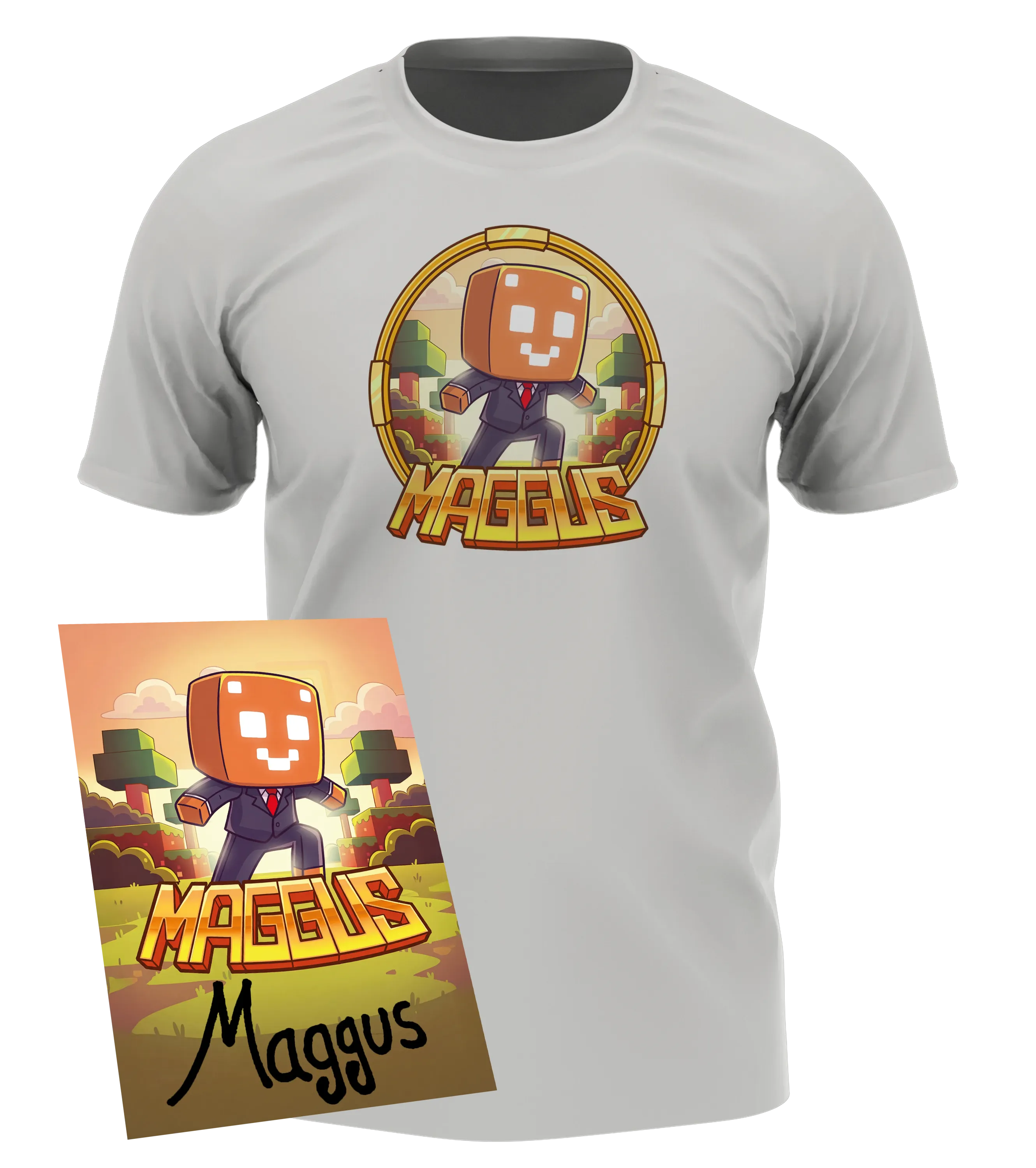 Maggus - T-Shirt + Autogrammkarte