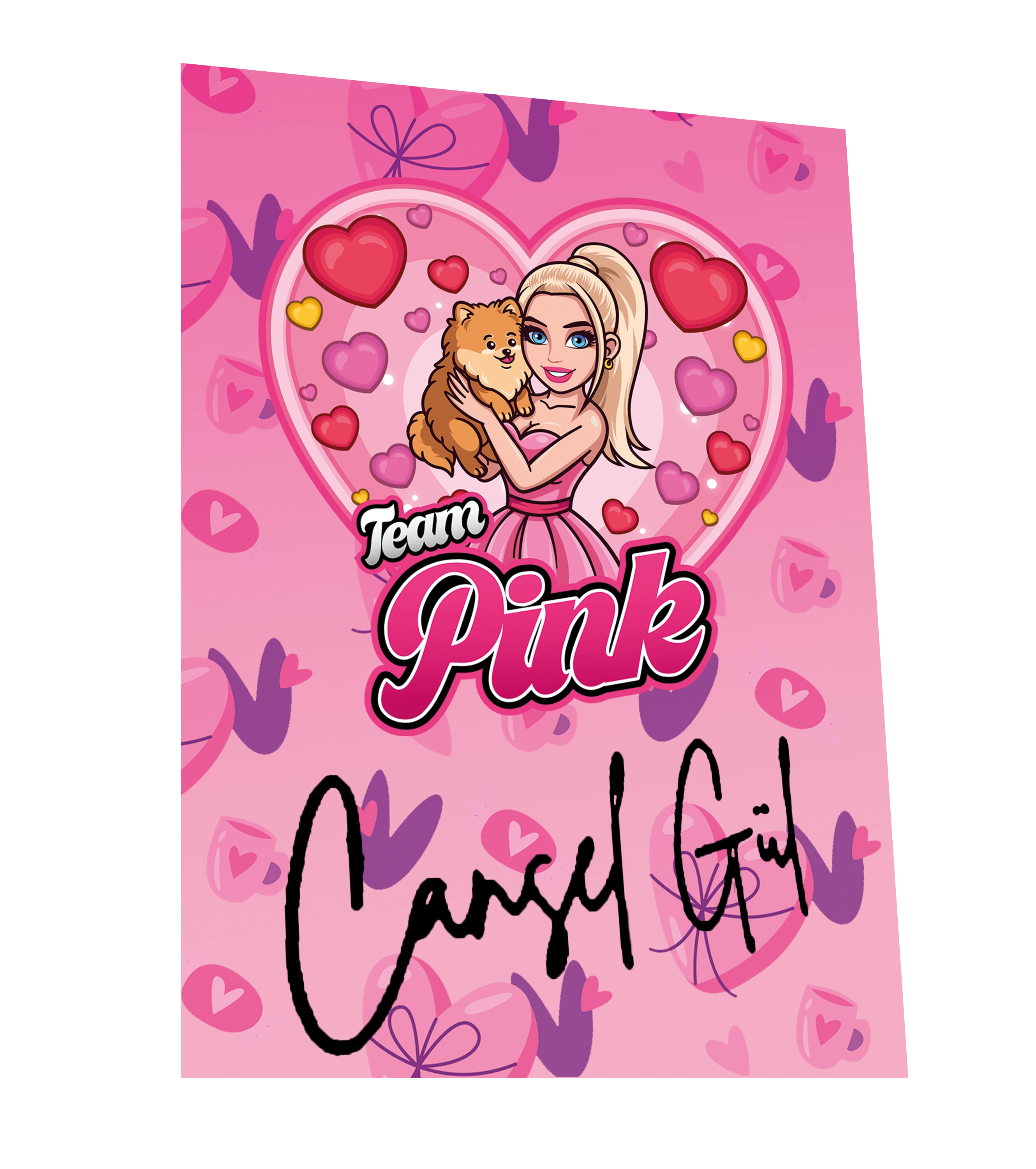 CanselGuel Love Bundle - Hoodie + Notizbuch + Gummibärchen + Autogrammkarte