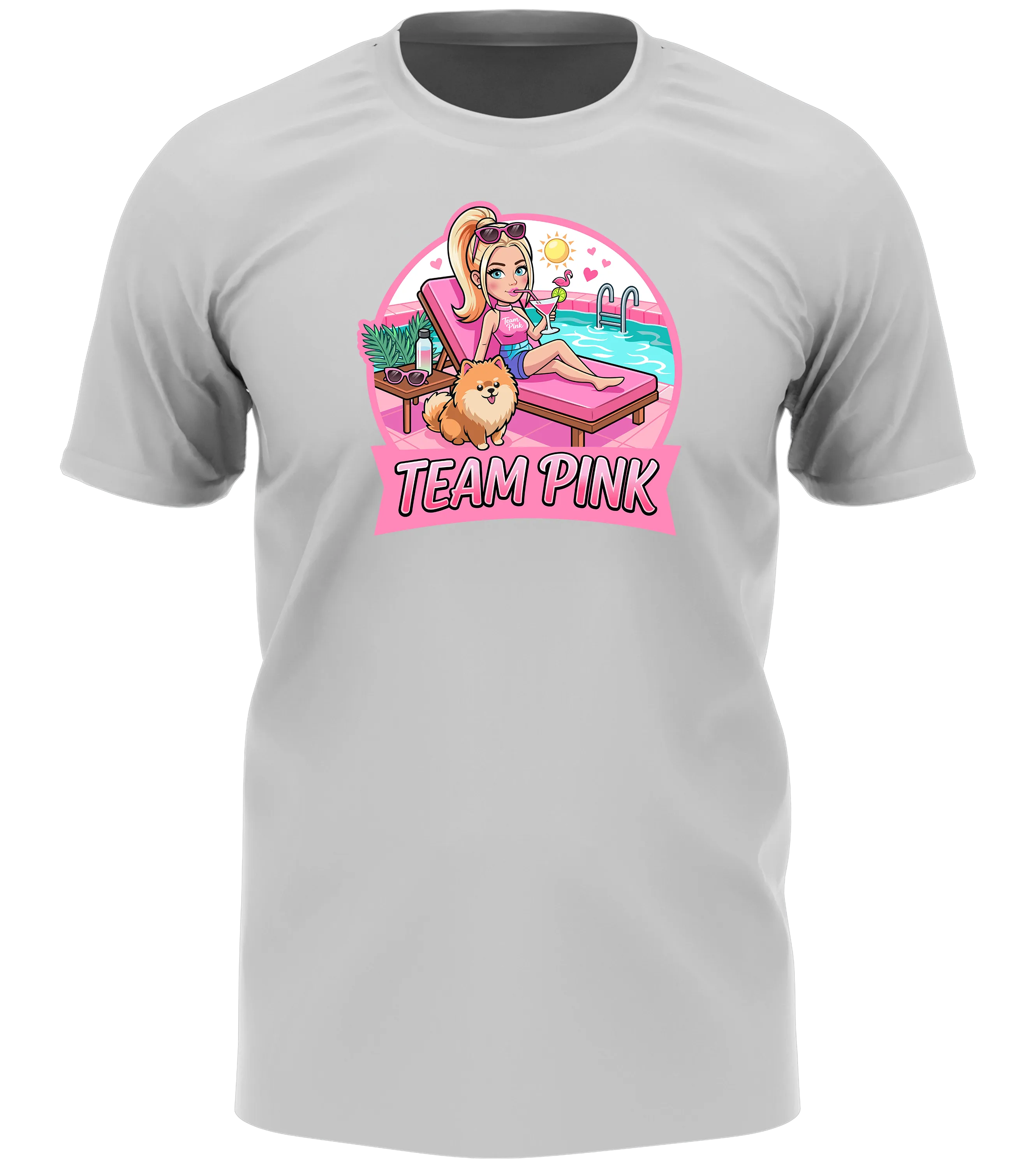 CanselGuel #TEAMPINK Sommer Bundle - T-Shirt + Plushie + Autogrammkarte