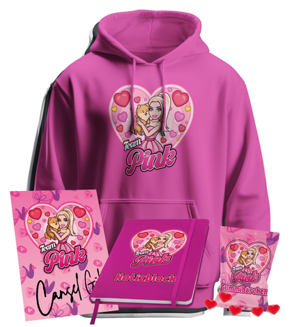 CanselGuel Love Bundle - Hoodie + Notizbuch + Gummibärchen + Autogrammkarte