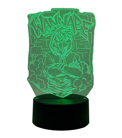 Wannabe 3D LED Lampe