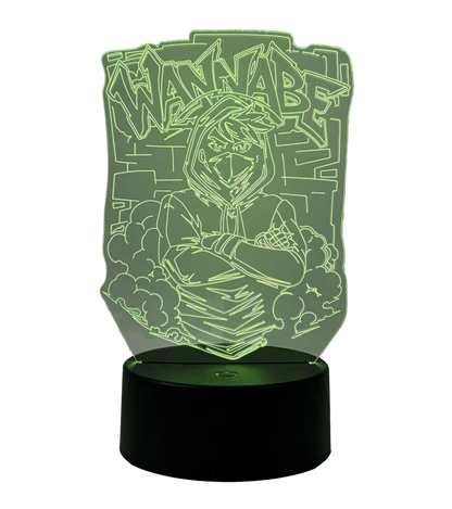 Wannabe 3D LED Lampe