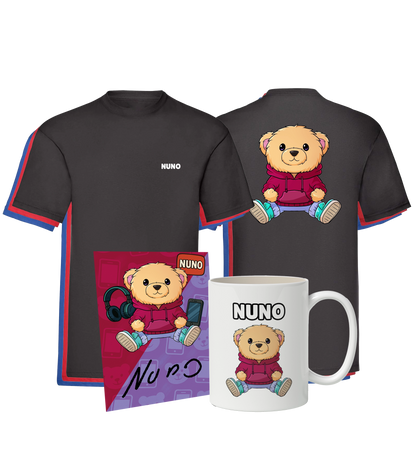 Nuno Tassen Bundle - T-Shirt + Tasse + Autogrammkarte