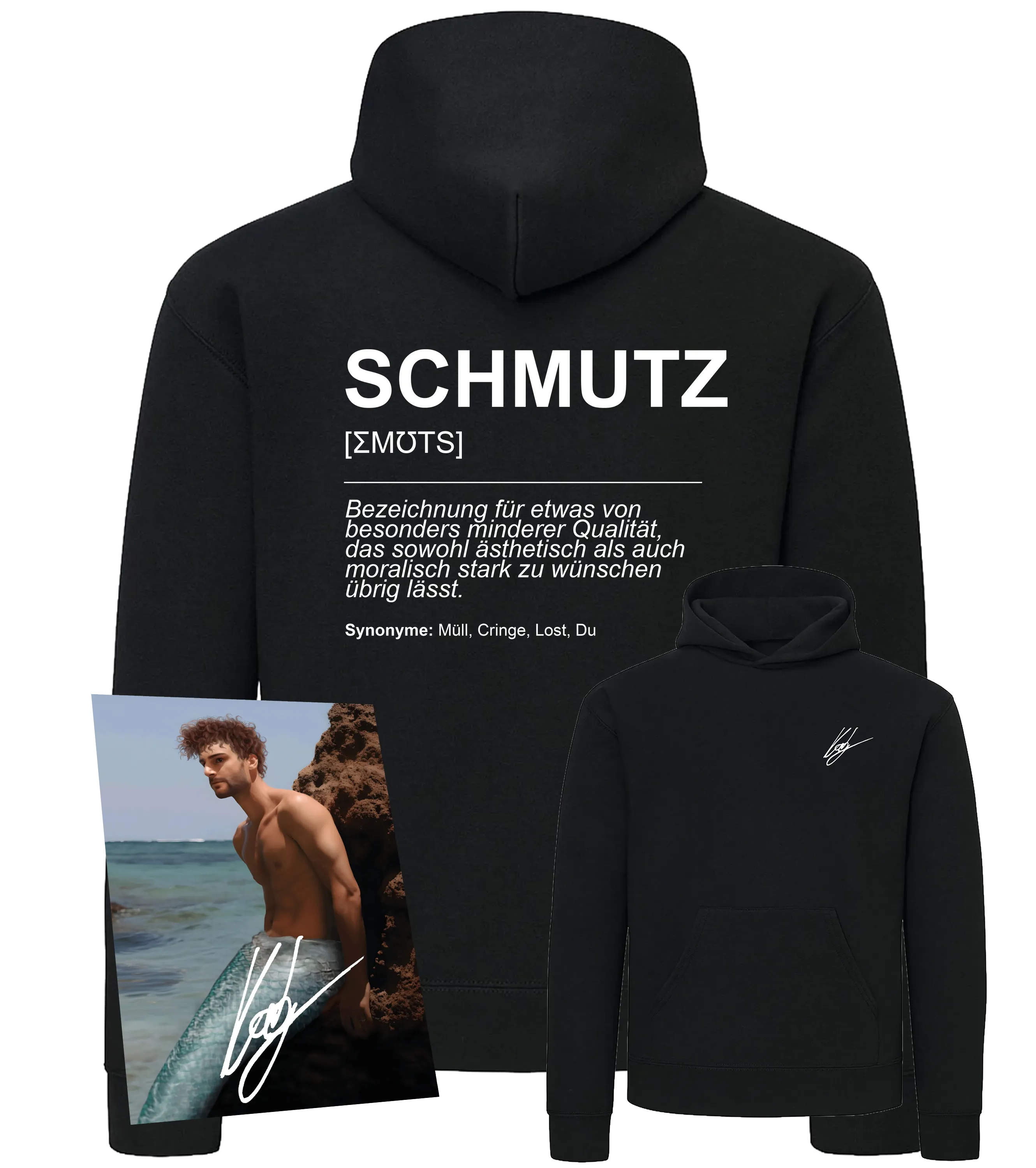 ItsKaby - Hoodie + Autogrammkarte - Schmutz