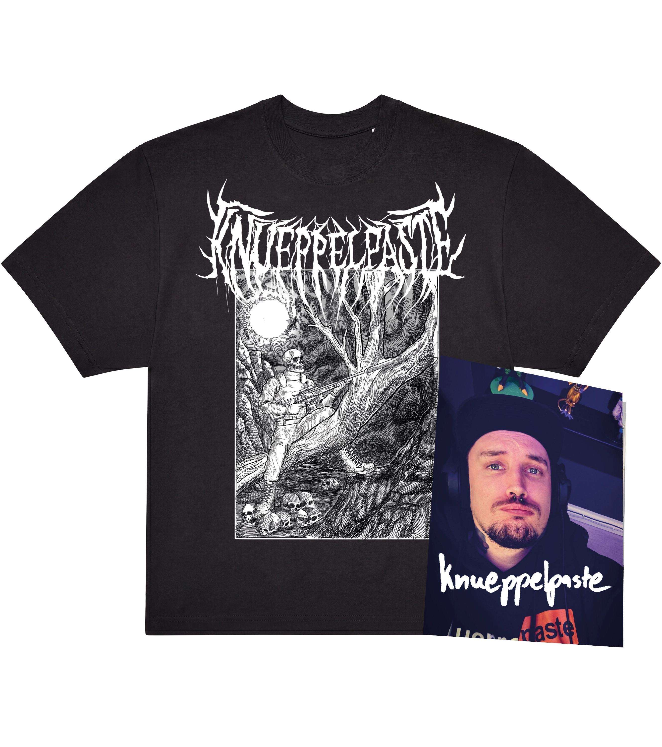 Knueppelpaste - T-Shirt + Autogrammkarte