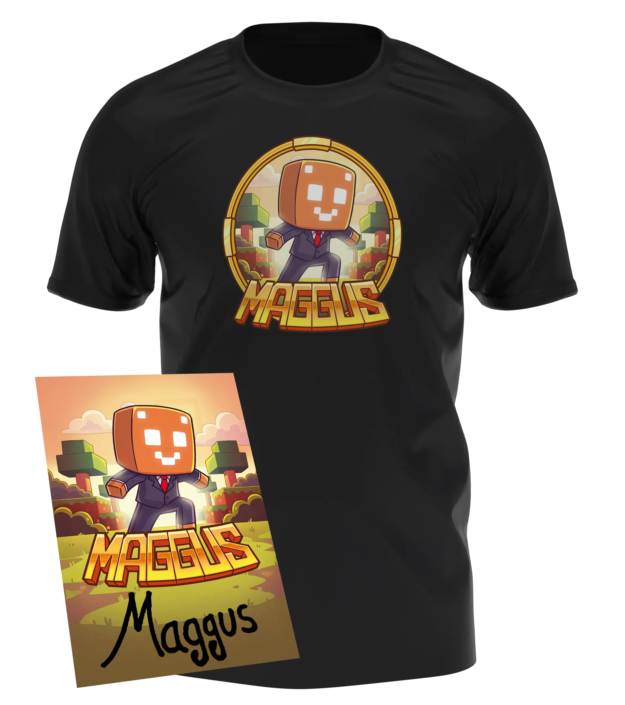 Maggus - T-Shirt + Autogrammkarte